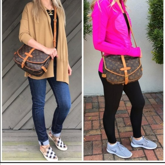 Louis Vuitton Handbags - Auth Louis Vuitton Saumur 30 Messenger monogram